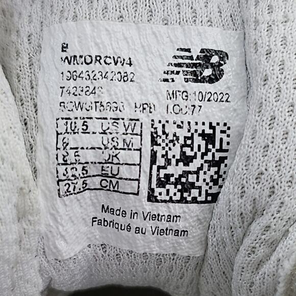 New Balance Fresh Foam X More v4 White Gold Womens 10.5 B Running Shoes - Picture 12 of 12